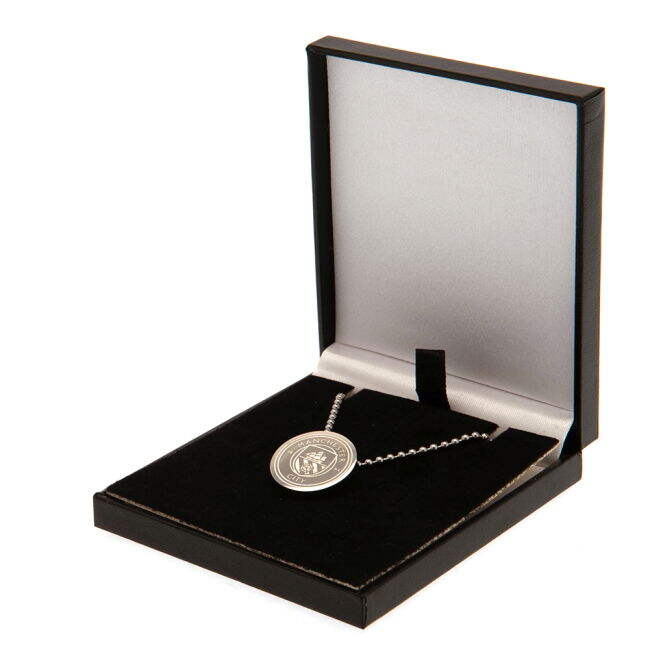 Pro-Grade Man City Manchester City FC Stainless Steel Pendant & Chain