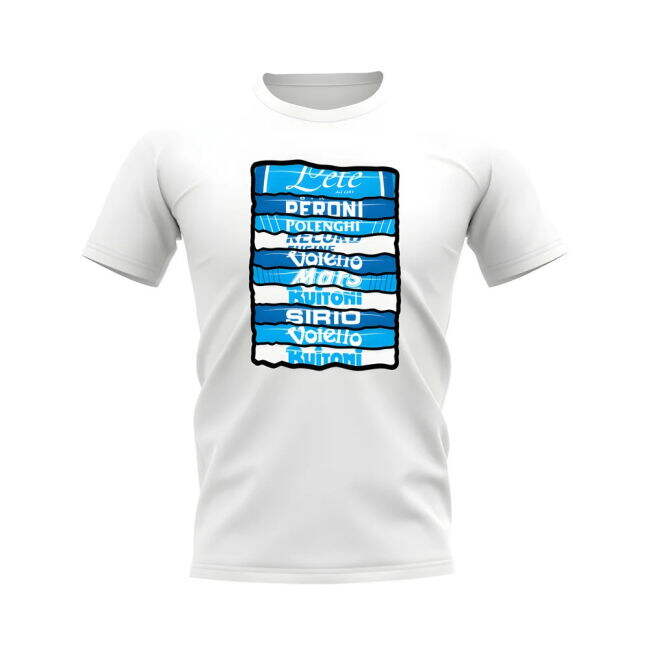 Napoli Shirt Sponsor History T-shirt (White)
