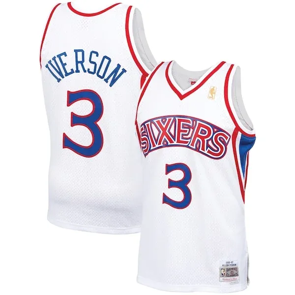 Allen Iverson PHI Swingman Jersey - authentic contemporary - Red