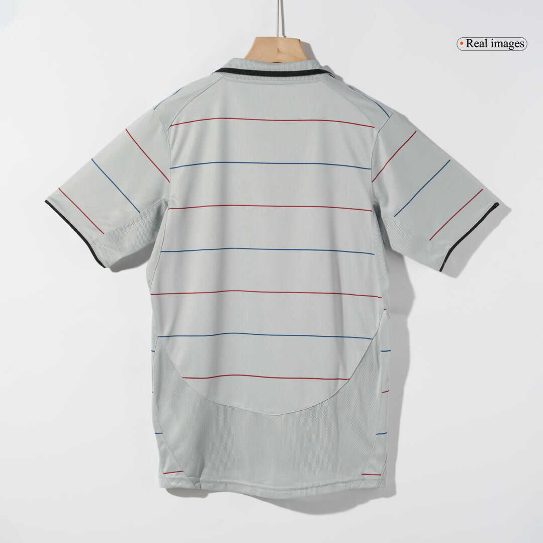 Retro 2003/04 Barcelona Away  Soccer Jersey Authentic Kit