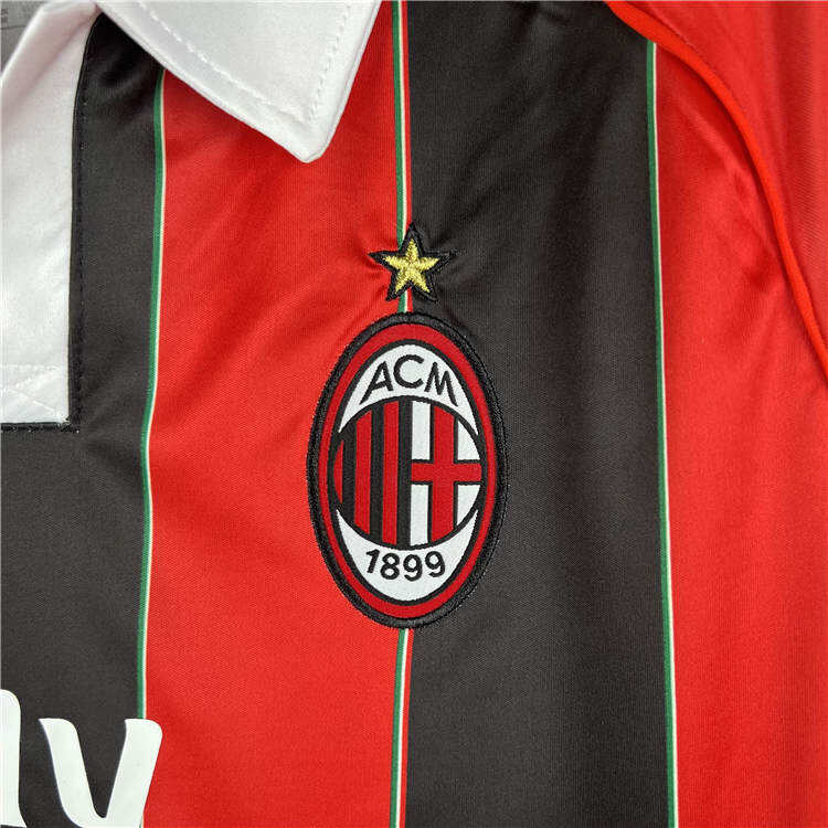 Licensed AC Milan 1213 Retro Home Shirt - Official Replica 8875
