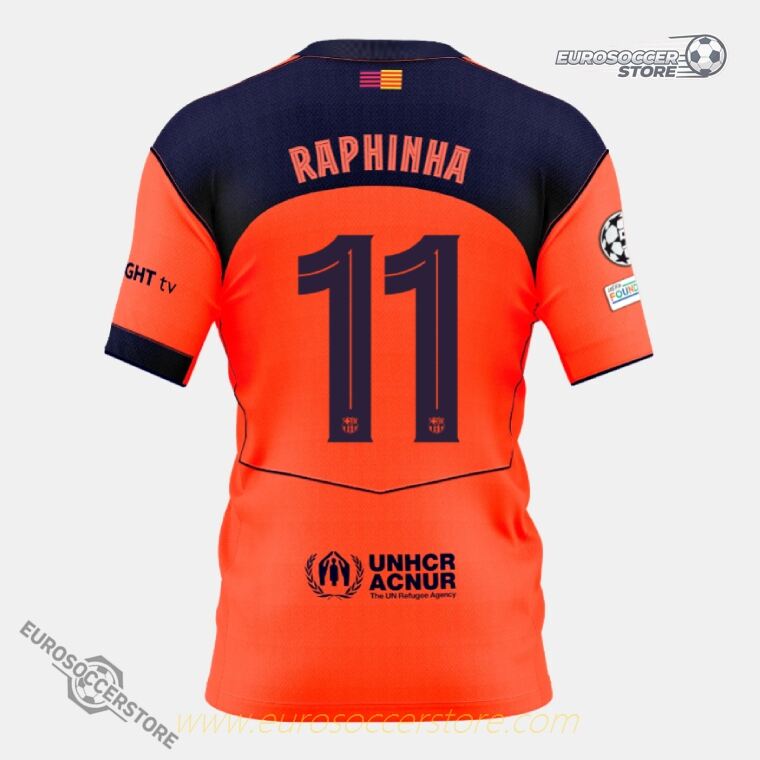 Barcelona 25-26 Third Jersey RAPHINHA 11 (Player Version)