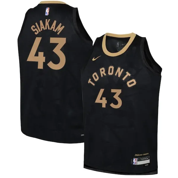 Pascal Siakam TOR Swingman Jersey - fashionable Basketball - Black #1