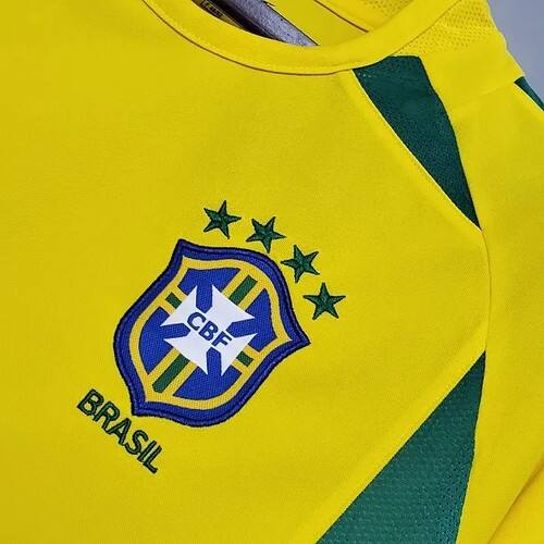 Official Brazil 2002 Local - Football Fashion - Moisture Wicking