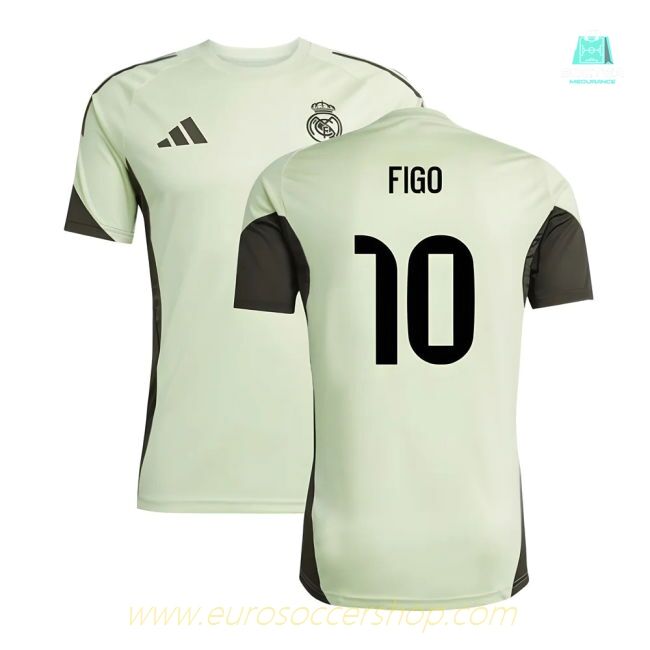 2025-2026 Real Madrid Training Jersey (Almost Lime) (Figo 10)