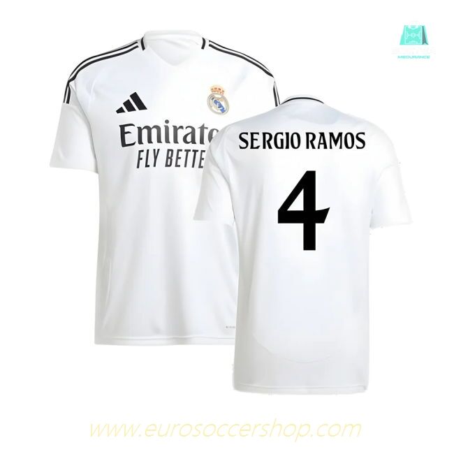 2024-2025 Real Madrid Home Shirt (Sergio Ramos 4)