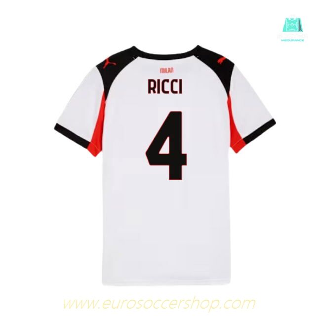 2025-2026 AC Milan Away Shirt (Kids) (Ricci 4)