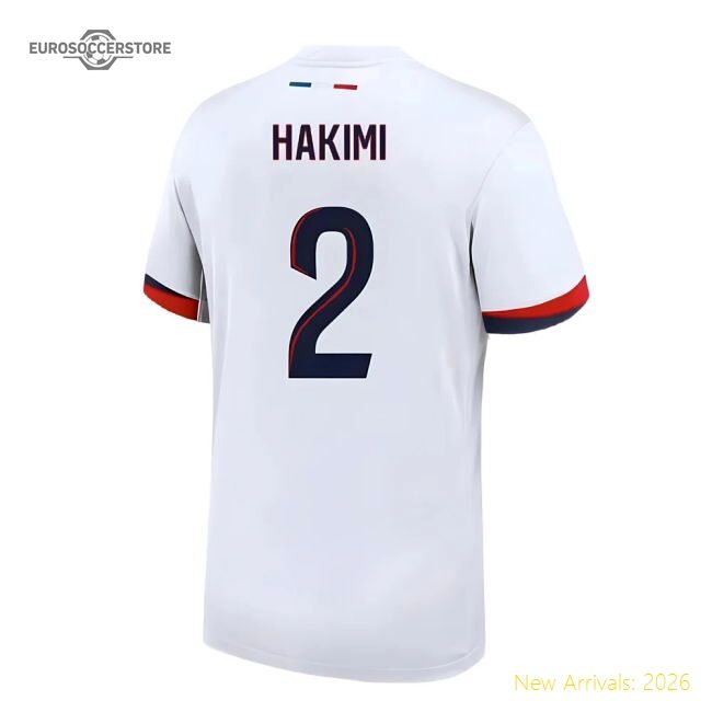 Popular High-Quality 2024-2025 Psg Away Shirt (Hakimi 2)