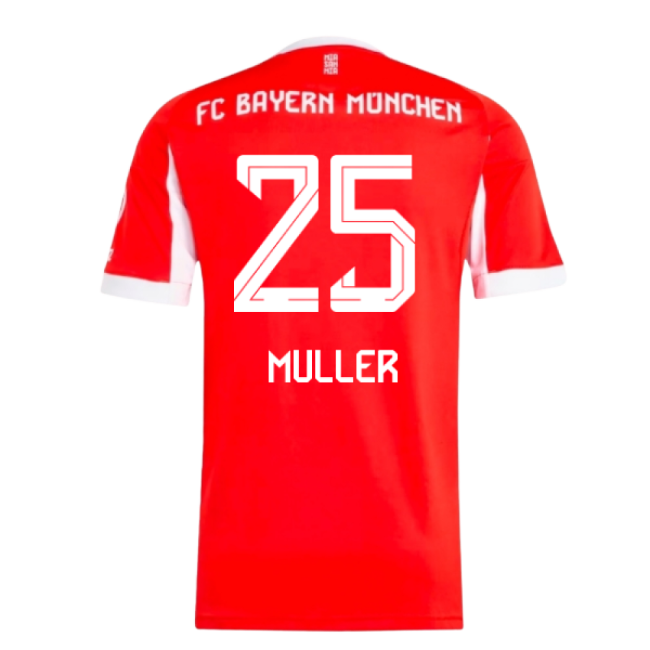 Original 2025-2026 Bayern Munich German Home Uniform (2)