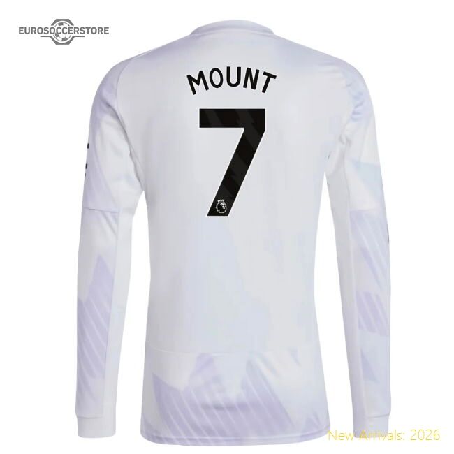 Premium 2025-2026 Man Utd Long Sleeve Away Shirt (mount 7) - Premium