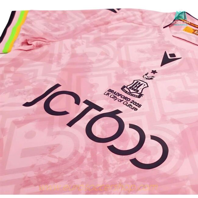 2025-2026 Bradford City Alternative Shirt (Pink)
