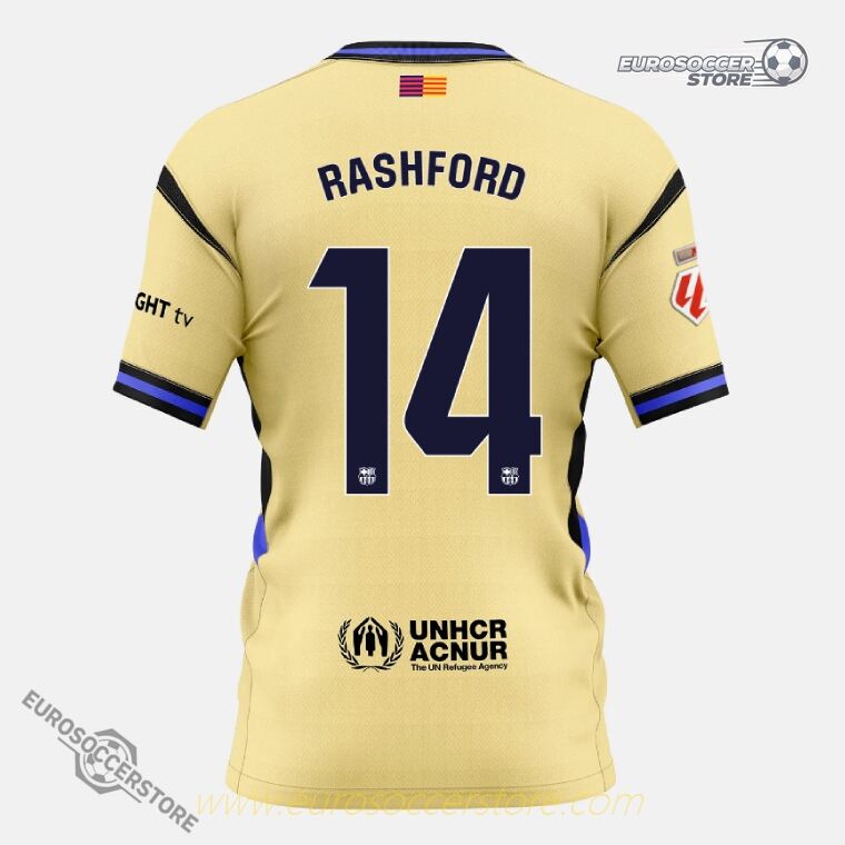 Barcelona Away X Kobe Bryant RASHFORD 14 Jersey 25-26 (Player Version)