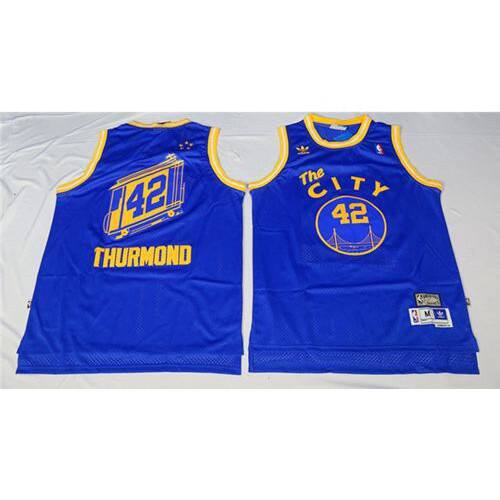 Golden State Warriors Nate #42 Authentic Style Replica Jersey