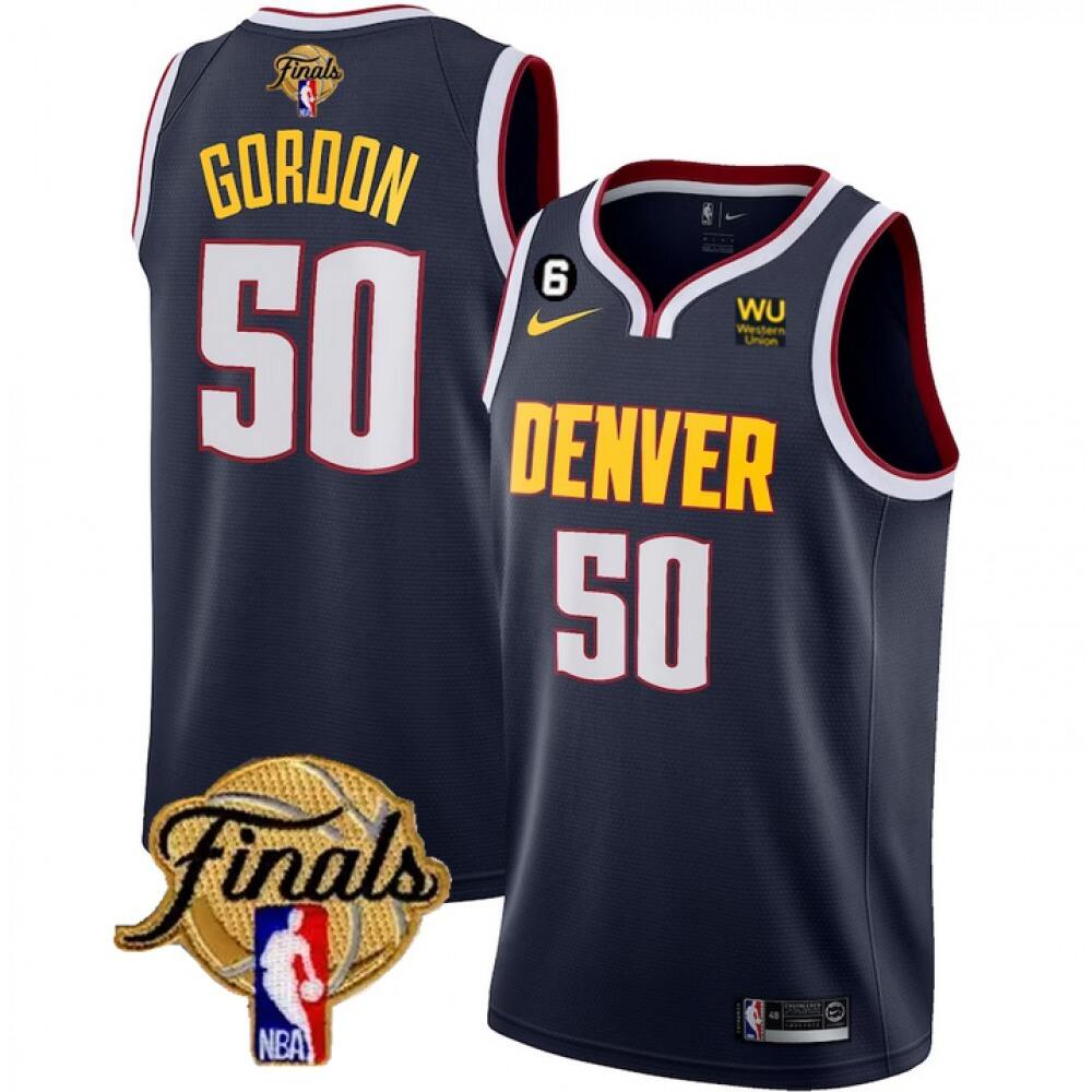 High-Quality 50 Denver Nuggets Navy Jersey - - Game Day Essential