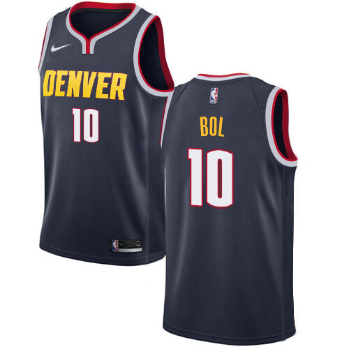 Nuggets #10 Bol Bol Premium 2024 Icon NBA Jersey - Green Swingman