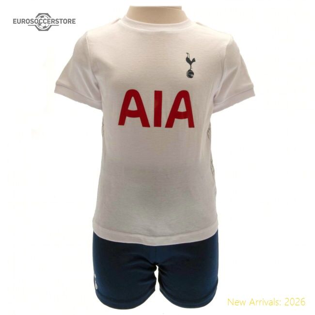 Official Tottenham Hotspur Fc Shirt & Short Set 6-9 Mths Mt - Premium