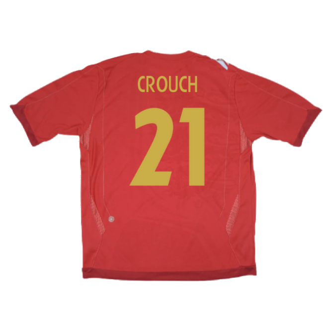 England 2006-08 Away Shirt (M) (Very Good) (CROUCH 21)