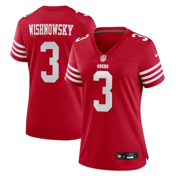 San Francisco 49ers Game Football Jersey - Scarlet S | football jersey