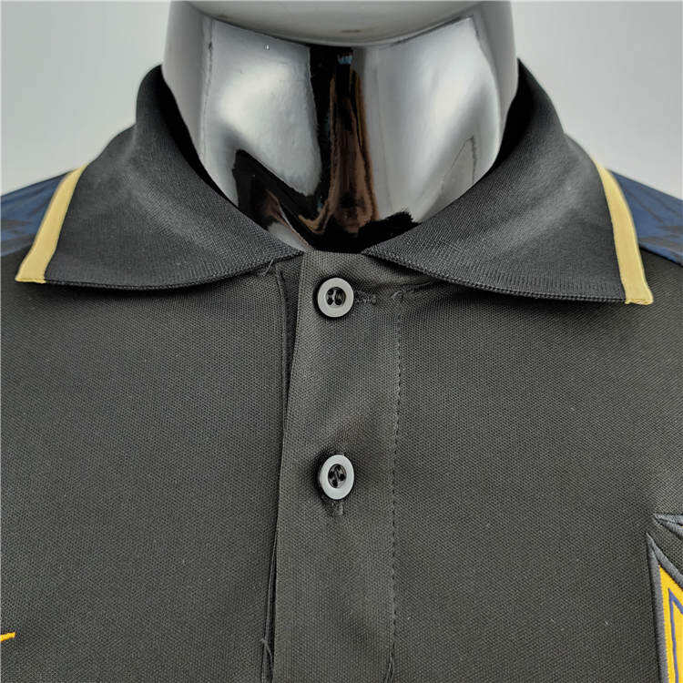 Portugal 2022 World Cup Black Soccer Jersey Polo Shirt - World Cup