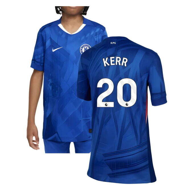 2025-2026 Chelsea Home Jersey (Kids) (Kerr 20)