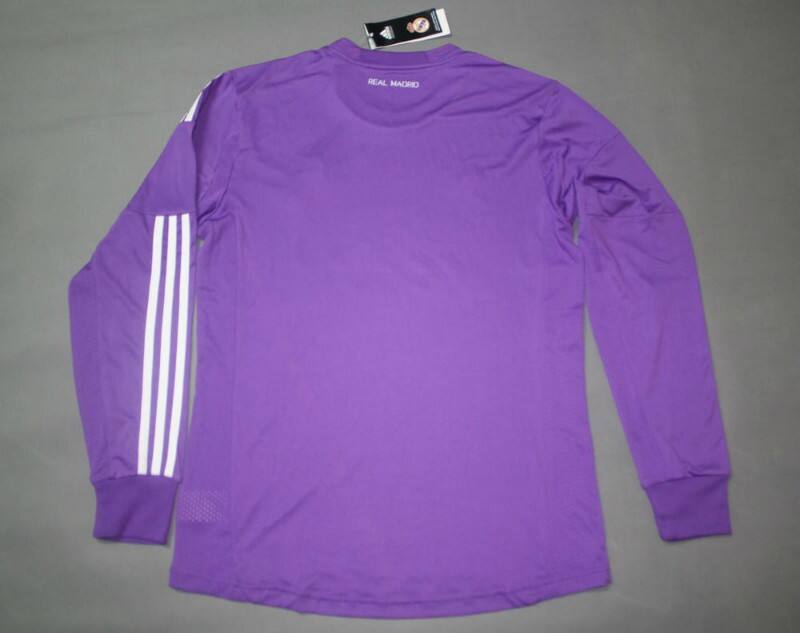 13-14 Real Madrid Goalkeeper Purple Long Sleeve Shirt - Official