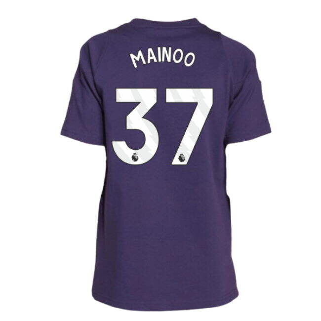 2025-2026 Man Utd Training Tee (Aurora Plum) - Kids (Mainoo 37)