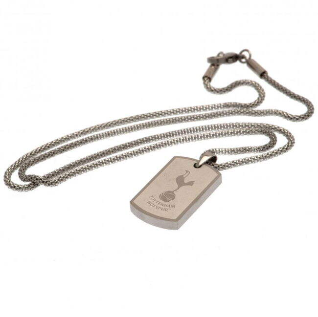 Chic Spurs Tottenham Hotspur FC Icon Dog Tag & Chain for Fan Wear