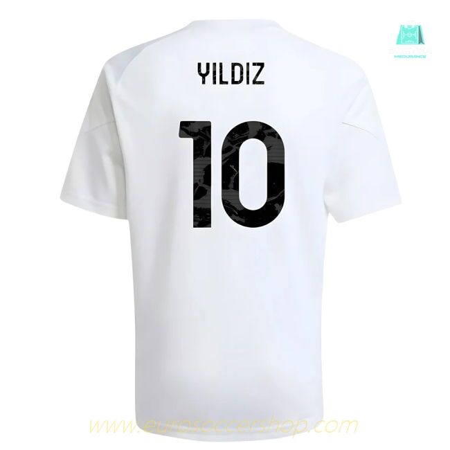 2025-2026 Juventus Training Shirt (White) - Kids (Yildiz 10)