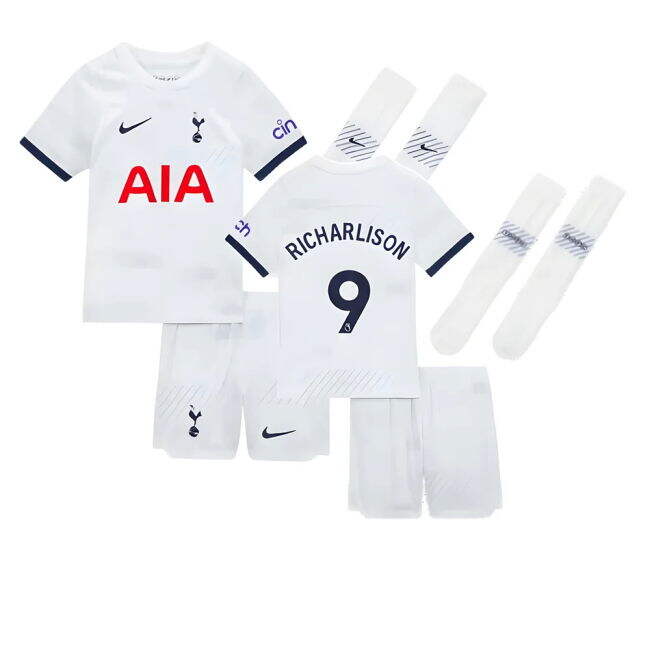 Tottenham Official Home Football Shirt 2023-20 Richarlison 9 L M S