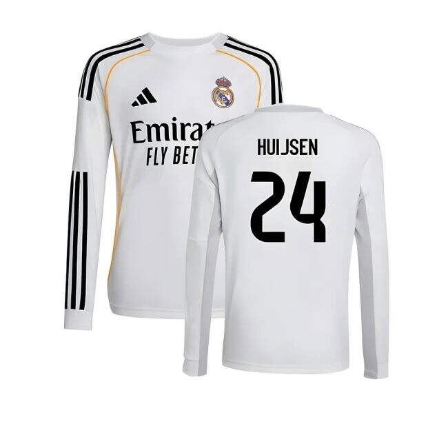 2025-2026 Genuina Camiseta Real Madrid Local - Niños Con Huijsen 24