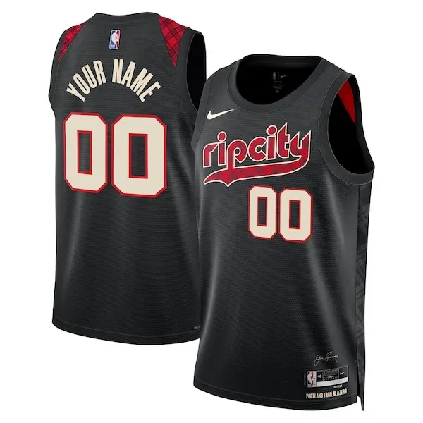 Portland Trail POR Swingman Jersey - modern Basketball - Black