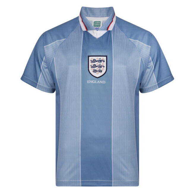 Wholesale Score Draw England 1996 Away Euro Championship Retro Football Shirt (GASCOIGNE 8) As A Gift