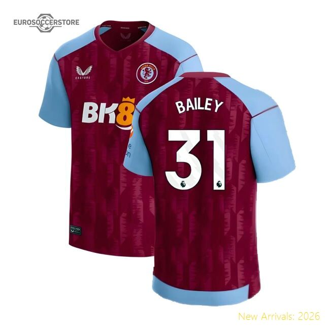 Authentic 2023-2024 Aston Villa Home Shirt (bailey 31) - Premium