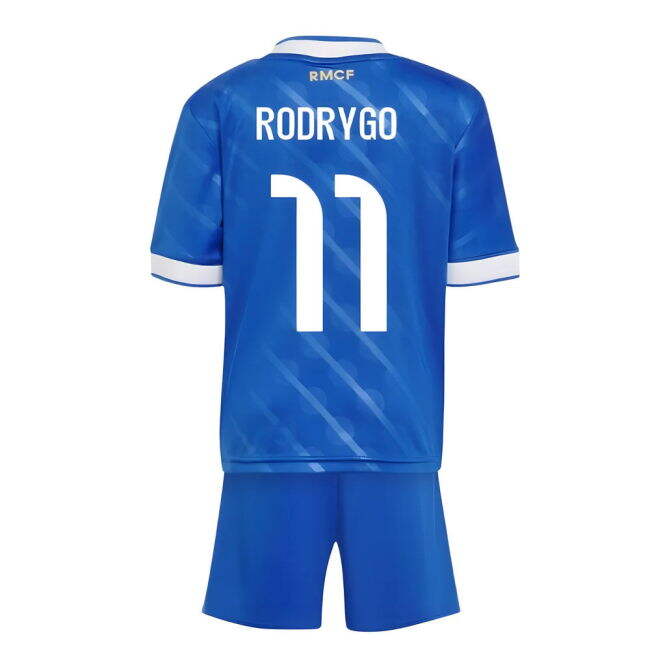 2025-2026 Genuina Camiseta Real Madrid Tercer - Juvenil Con Rodrygo 11