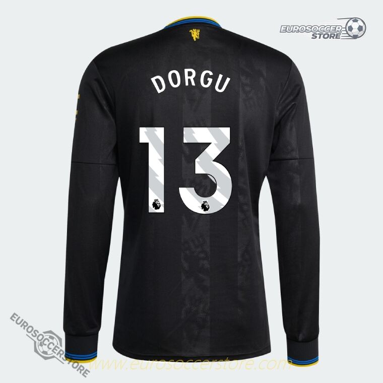 Manchester United 25-26 Season Third Long Sleeve DORGU 13 Football Jersey