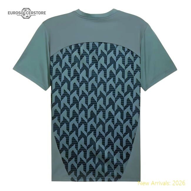 Premium 2024-2025 Marseille Pre-Match Shirt (Bold Blue)