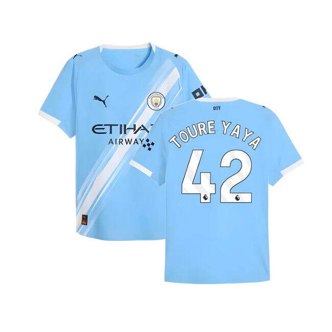 2025-20 Man City Soccer Jerseys original Home Shirt - Adults