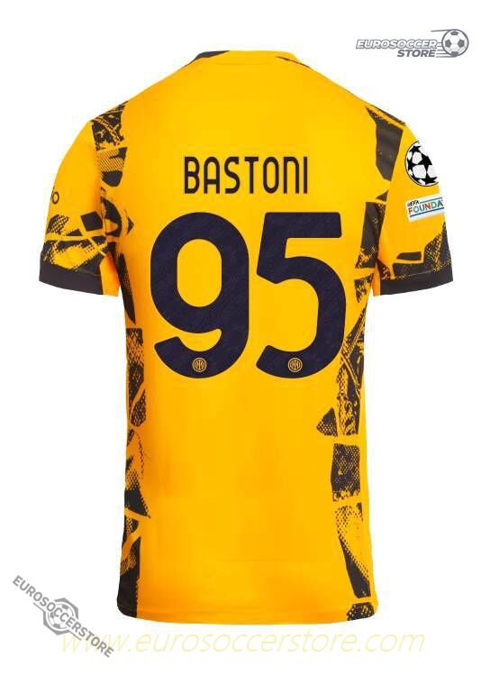 Inter Milan 24-25 Champions League Final BASTONI 95 Version Jersey