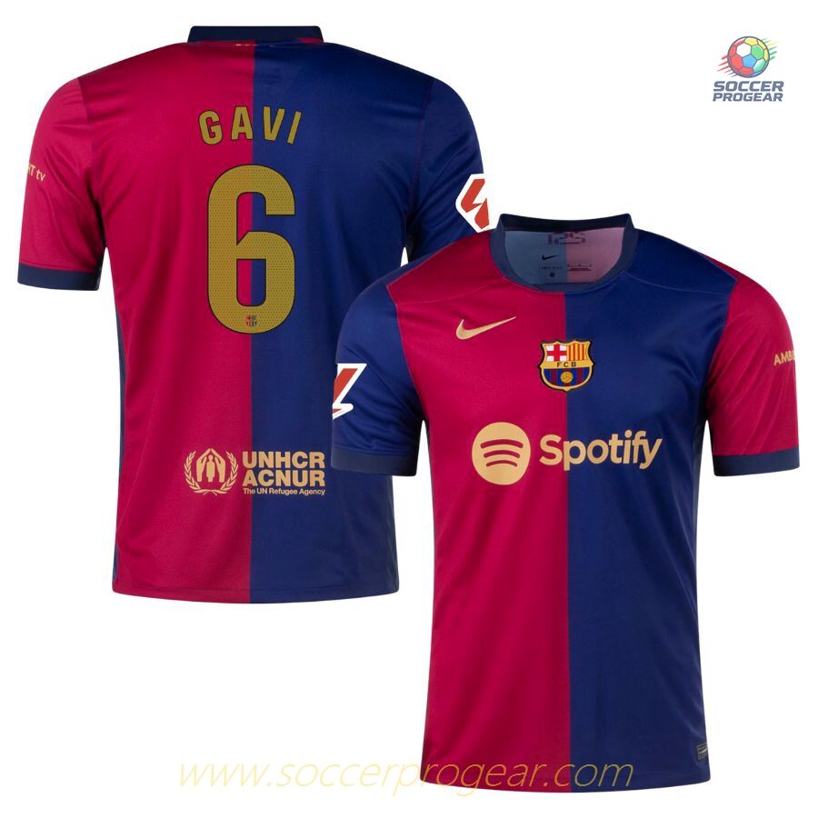 Barca Football Shirt 2024/25 Collection Home Gavi