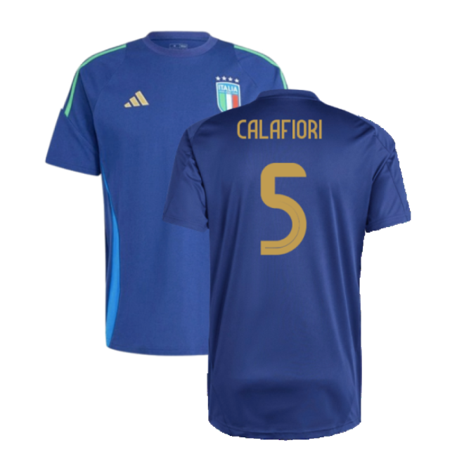 Match Worn Style Italy Home Player Jersey 2024-2025 (1)