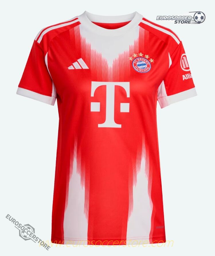 Bayern Munich Women's Home Jersey 25-26 Featuring Guerreiro 22