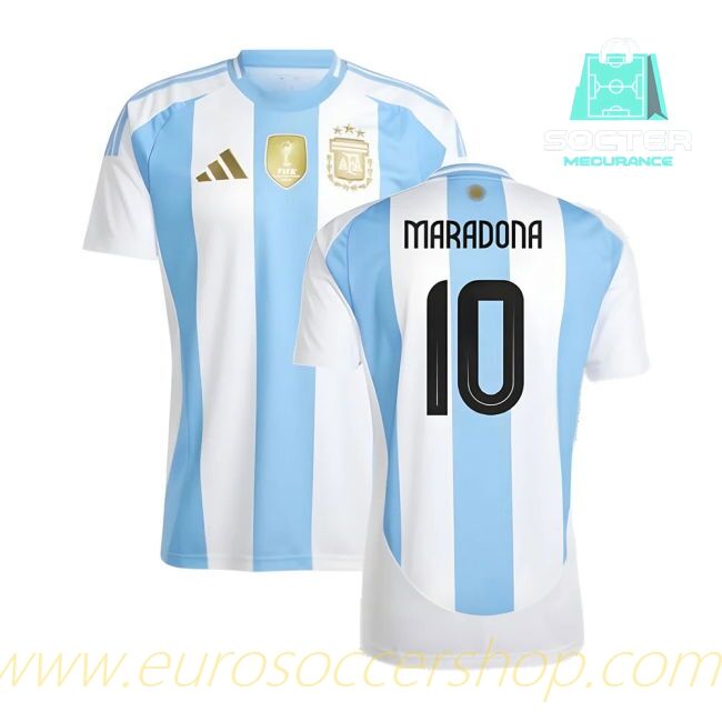 2024-2025 Season Argentina NT Genuine Home (MARADONA 10)