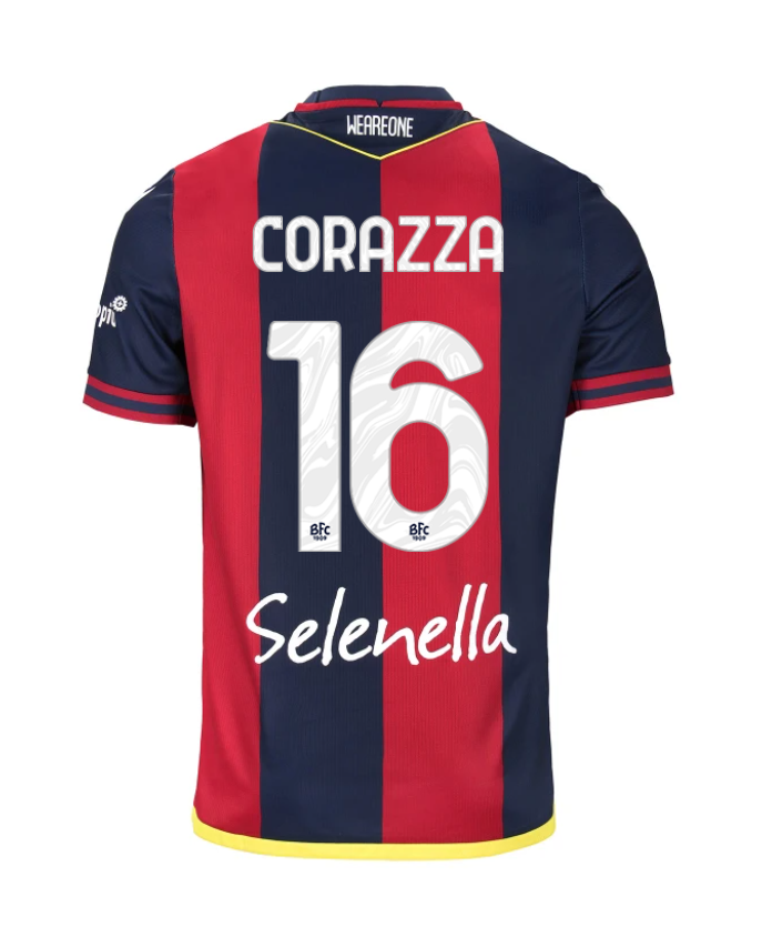 Bologna's Home CORAZZA 16 Jersey for the 24-25 Season
