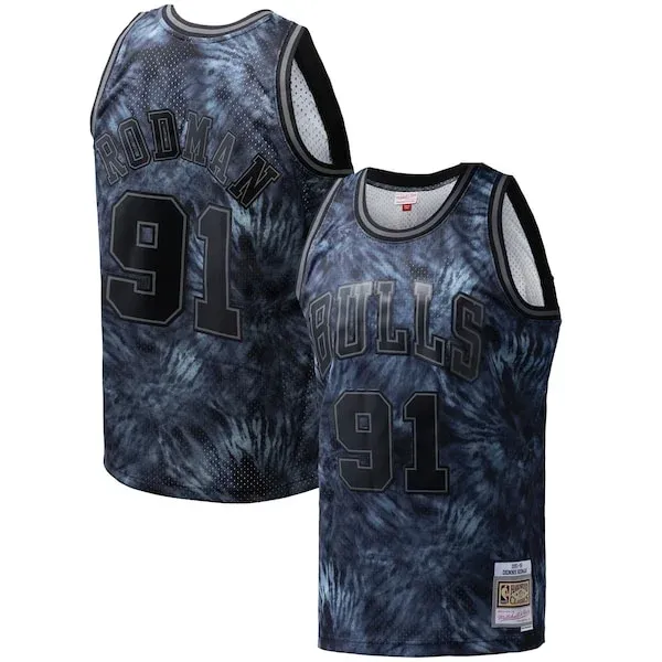 Dennis Rodman CHI Swingman Jersey - superior contemporary - Black