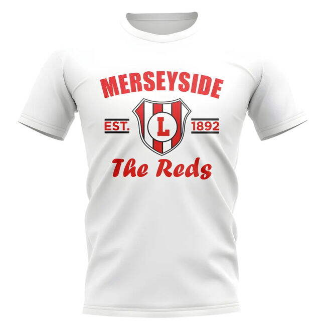 Liverpool Established Football T-Shirt (White)