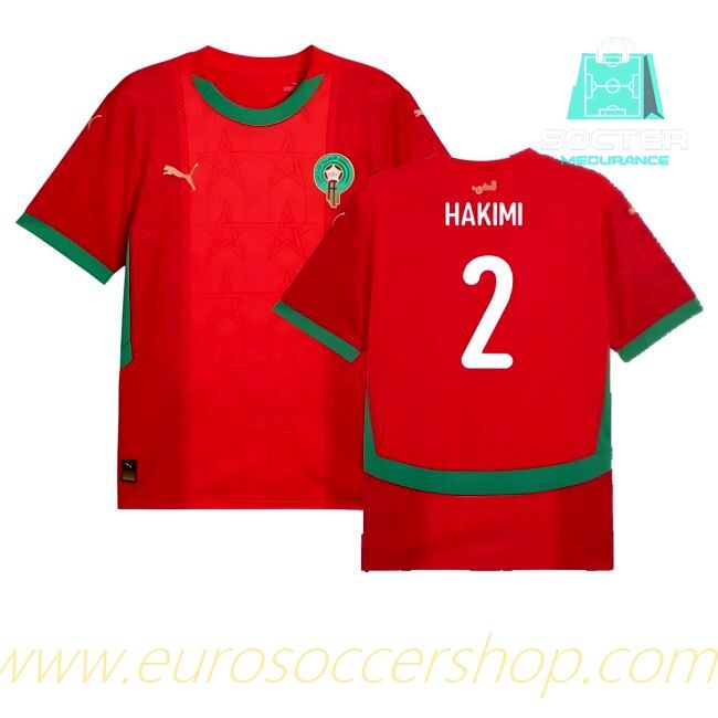 2024-2025 Season Morocco Home (Hakimi 2)