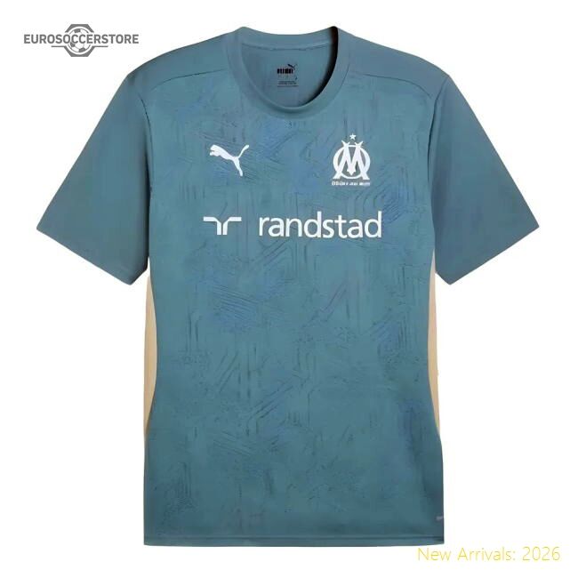 Genuine High-Quality 2024-2025 Marseille Training Shirt (Bold Blue)