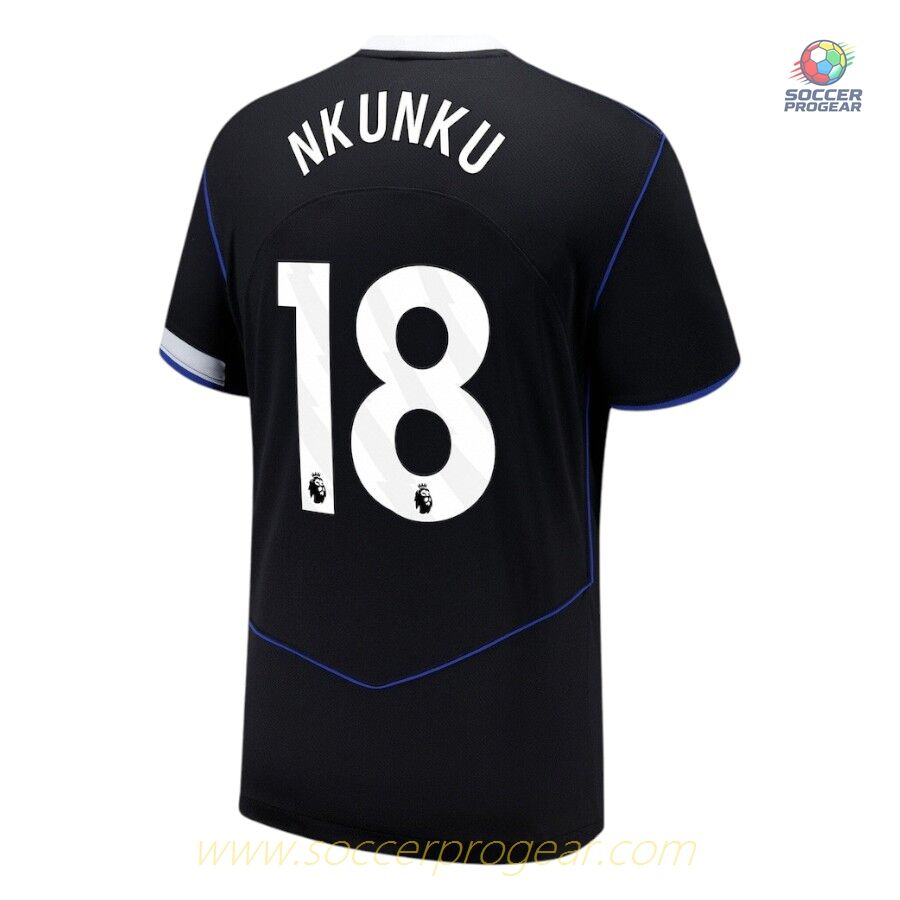 Chelsea Third Football Team Jersey 2025-26 Edition Nkunku