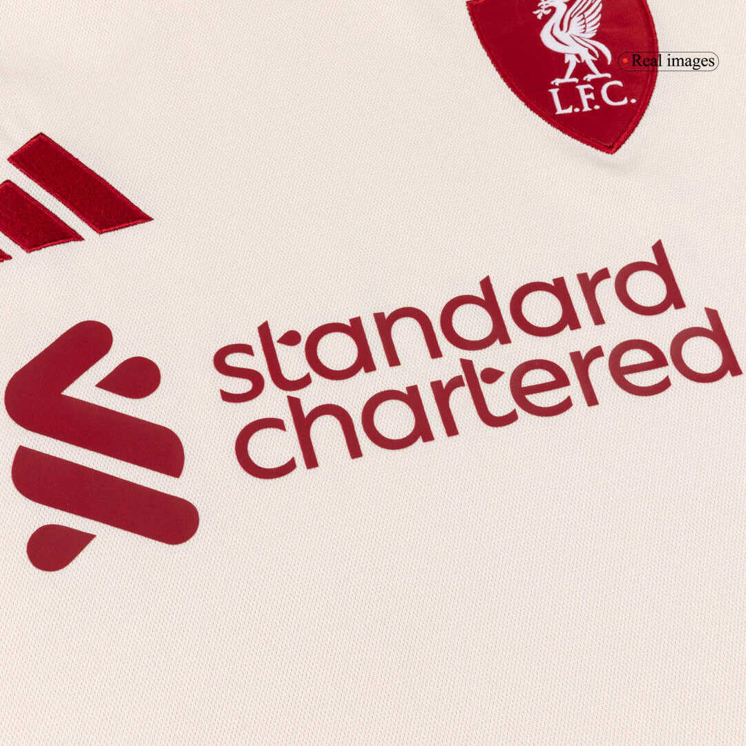 Liverpool Away Long Sleeve Soccer Jersey 2025/26