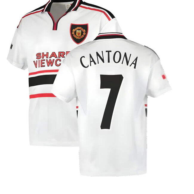 soccer jersey 1999 Manchester United Away Football Shirt (CANTONA 7)